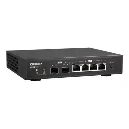 QNAP - Commutateur - non géré - 2 x 10 Gigabit SFP+ + 4 x 2.5GBase-T - de bureau (QSW-2104-2S)_5